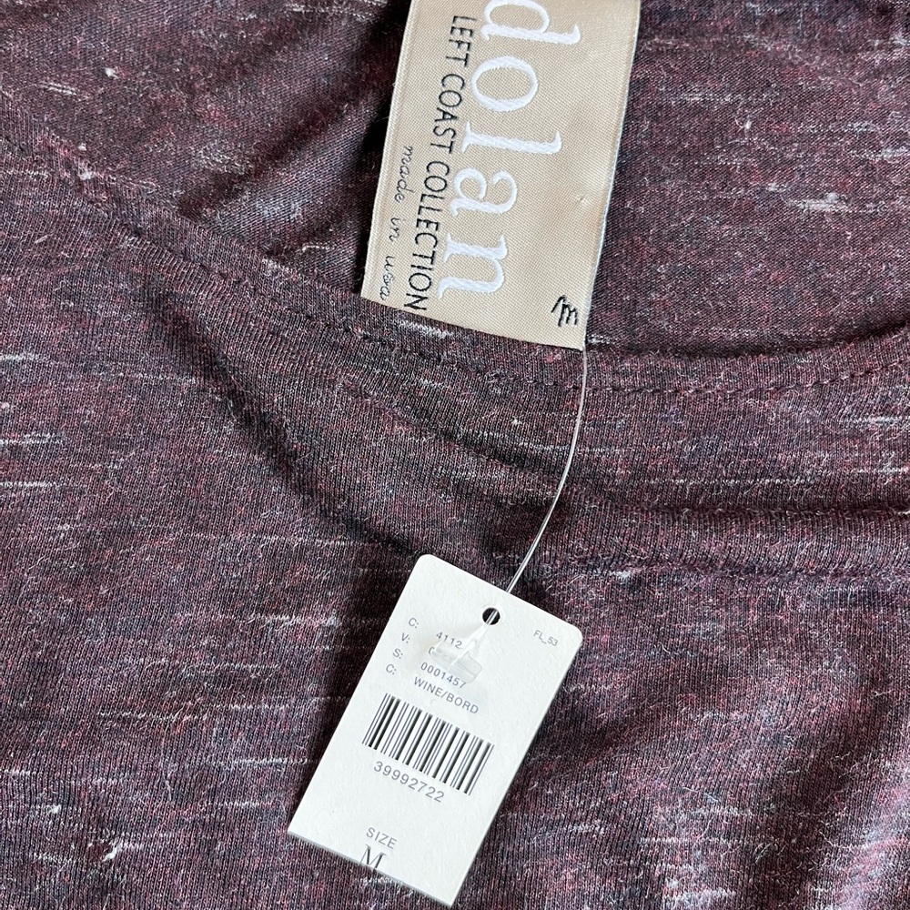 Anthropologie Brown Ruffle-Front Short Sleeve Top - Picture 6 of 7